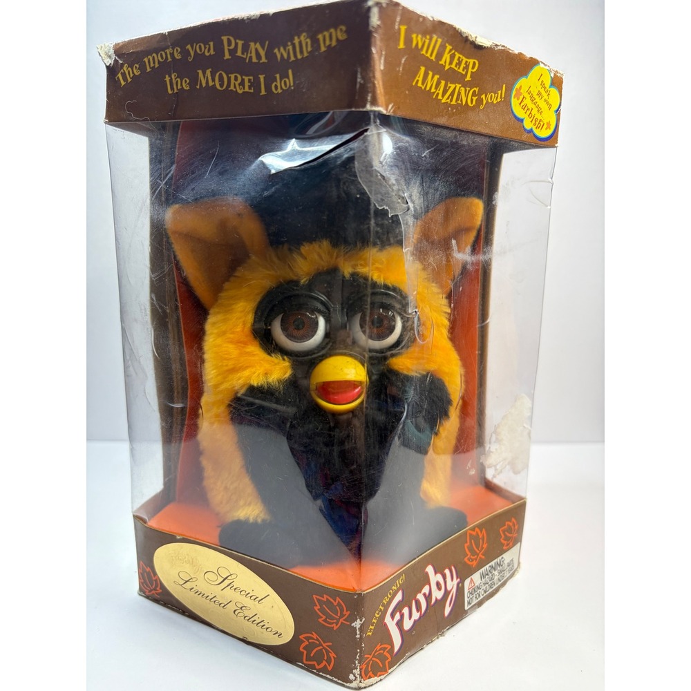 Tiger Electronics Furby Special Limited Edition Autumn Story Orange Black 70-887